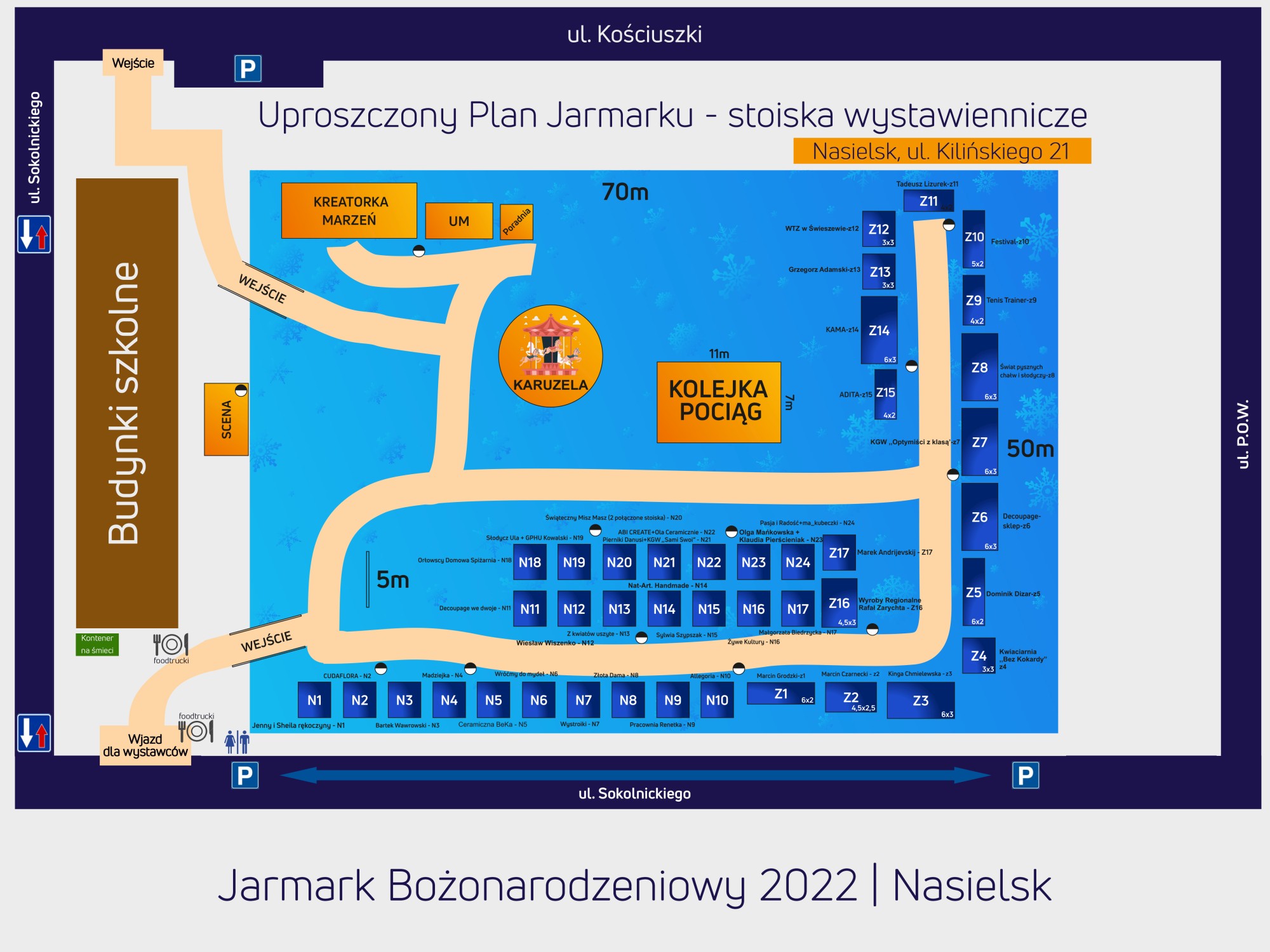 Mapa Jarmarku 2022